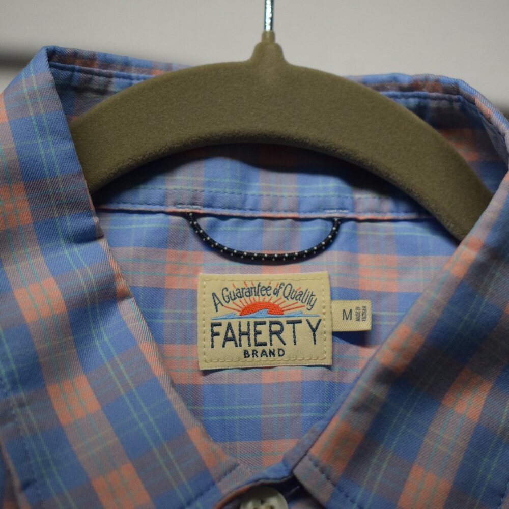 Faherty Checkered Long Sleeve Button Down Shirt - image 3
